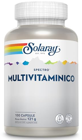 Solaray Multivitaminico Spectro per Uomo e Donna, 100 Capsule