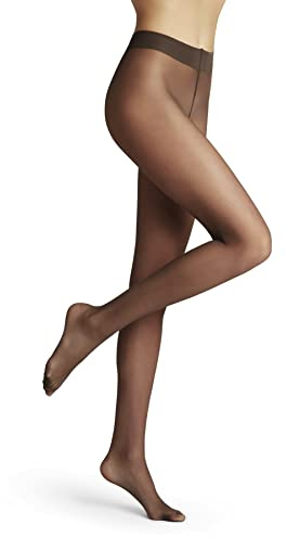 FALKE Matt Deluxe 20 DEN W TI transparents unis 1 paire, Collants Femme, Gris (Anthracite 3529), S