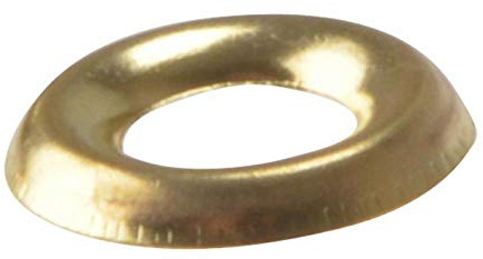 Screw - Arandelas taza forgefix bolsa de laton macizo pulido no.8 200