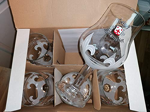 Tripel Karmeliet tulipano birra in vetro – Set di 2