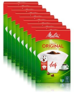 Filtertüten Melitta 1x4/80 weiß Aroma, 9er Pack (9 x 80 Stück)