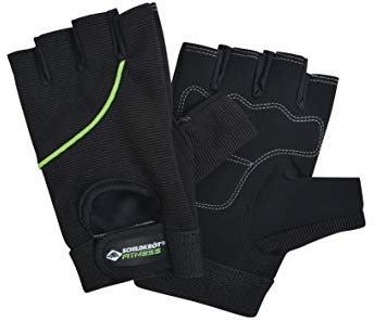 Schildkröt® Fitness-Handschuhe Classic, Verschiedene Größen wählbar (S-M/L-XL), Schwarz-Grün, 960152