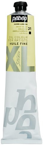 Pébéo – Fin olja XL 200 ml – oljemålning – perfekt för nybörjare eller proffs – Fine Art painting – Fin kvalitet – Pébéo-oljemålning – gult ljus – 200 ml