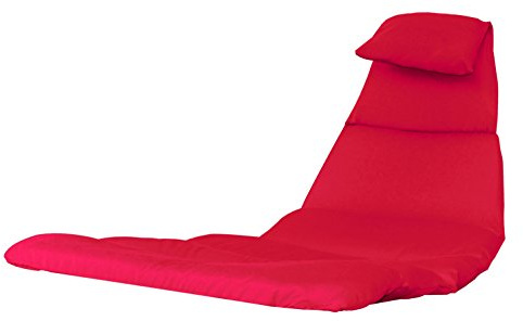 Vivere DRMC-CR Hänge Sessel Kissen Polyester, Rot