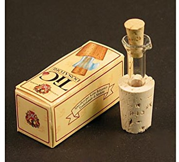 Flaschenausgießer für Aceto Balsamico & Öl (Dropper TIC Korken mit Glasröhrchen), 1 St
