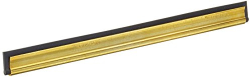 Ettore Professional Tools 1127 Profi-Fensterreinigung Gummilippe, Messing mit Clips, 25 cm