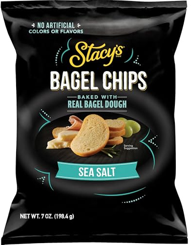 Stacy's Simply Naked Bagel Chips| Bolsa de 7 oz