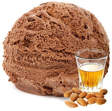 Amaretto Schoko Geschmack 1 Kg Gino Gelati Eispulver Softeispulver für Ihre Eismaschine