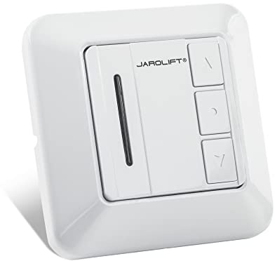 jarolift Funkwandsender 1-Kanal TDRC 01W Funksender, für TDEF-Funkmotoren & Rohrmotoren mit jarolift Funkempfänger, 433,92 MHz