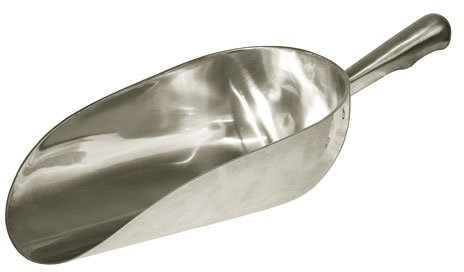 Kerbl Runde Aluminium-Dosierschaufel