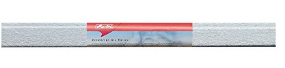 Herlitz 253179 Bastelkrepp 50 x 150 cm, 10 Stück, silber