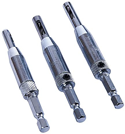Am-Tech 3 Stück Hinge Drill, F2825