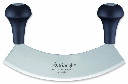 triangle 41 231 23 02 Wiegemesser 23 cm, einschneidig, gehärtet Made in Solingen/Germany professionelle QualitätPizzamesser