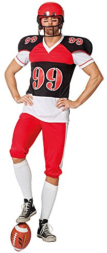 PARTY DISCOUNT NEU Herren-Kostüm American Football, Gr. 54-56