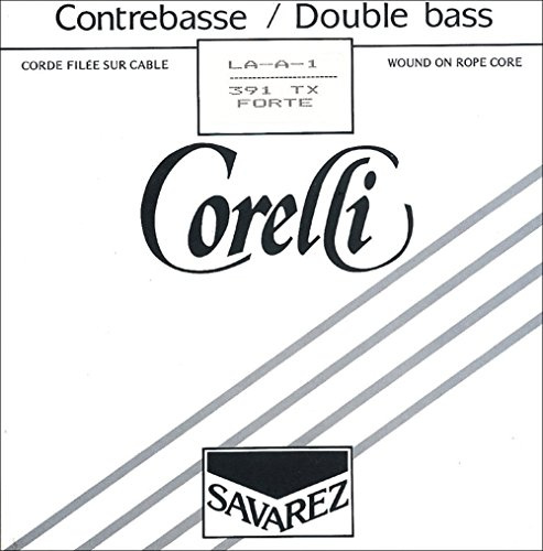 Corelli Kontrabass-Saiten Solostimmung H Nickel Extra stark 393TX