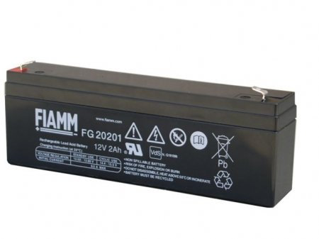 Fiamm FG20201 - Batteria al piombo, 12 V, 2,2 Ah, 12 V, 2200 mAh, Pb