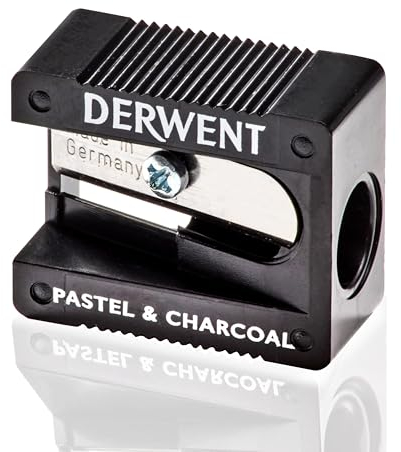 Derwent Pastell- und Kohle-Spitzer, manueller Anspitzer, professionelle Qualität, 0700234