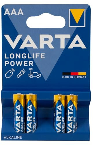 Varta Pile alcaline 1.5V AAA Longlife Blister de 4-4 903 110 414