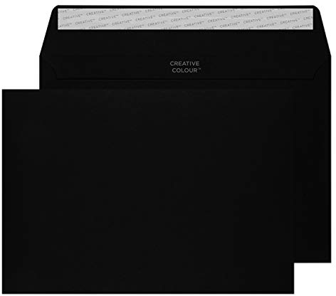 Blake Colour 162 x 229 mm 120 Gsm Plånbok Peel And Seal 45314 Jet Svart, Förpackning Med 500