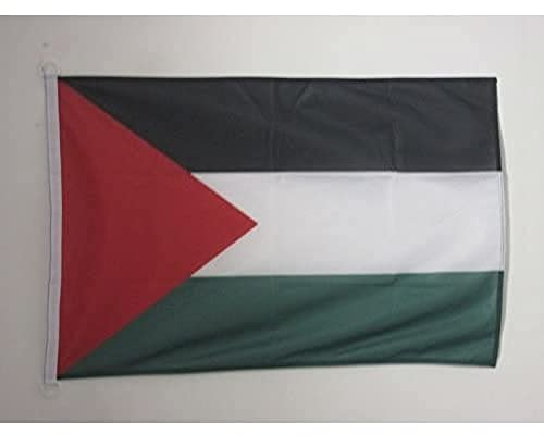 AZ FLAG Bandiera Palestina 90x60cm per Esterno - Bandiera PALESTINESA 60 x 90 cm