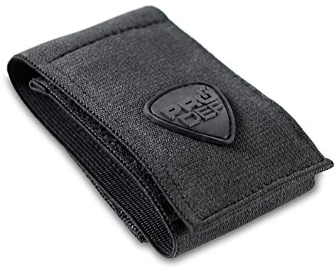 PRODEF® Handschuhhalter Mod. III, Tragweise quer | für Alltags- & Einsatzhandschuhe | Stretch-Multisize | flexible Befestigungsschlaufe