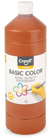 Creall havo01818 1000 ml 18 Light Brown Havo Basic Farbe Poster Paint, Flasche