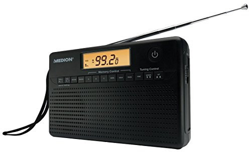 WELTEMPFÄNGER MEDION LIFE E66001 - Radio mit Wecker, Weltanzeige, LCD