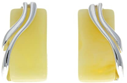 SilverAmber - Damen - 925 Silber & Bernstein Ohrringe - GL005L