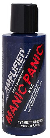 Crema de coloración semipermanente Manic Panic Atomic Turquoise Amplified, 118 ml