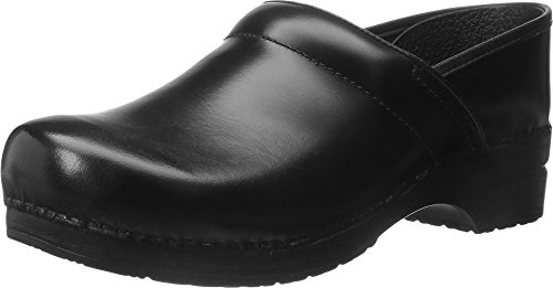 Dansko Women's Professional Black Oiled Clog, 13.5/14 UK