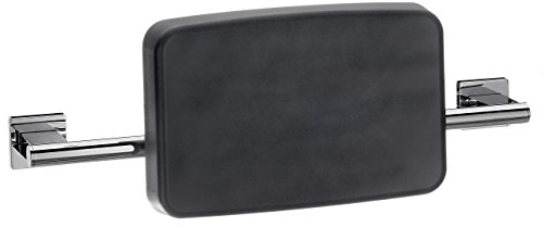 Emco 356721200 Rückenstütze System 2 mit Wandhalterung, schwarz / verchromt