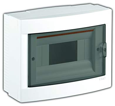 ViKO C125VK-90918108 Aufputz Verteilerschrank für 8 Module, Weiß