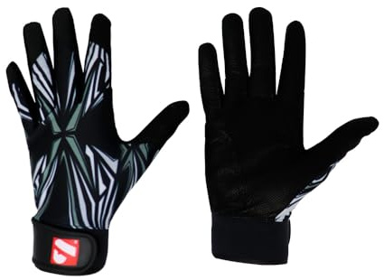 BBG-01 Gants de Batteur - Baseball (Noir, XX-Small)