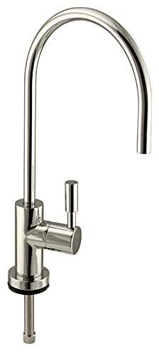 Westbrass D2036-NL-05 11 Contemporary 1-Lever Handle Cold Water Dispenser Faucet, Polished Nickel