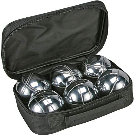 Bouleset Boccia Set 6X 720g Metallkugeln Boulekugeln Petanque Maßband Tasche