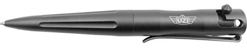 UZI Tactical Bolt Action Pen, Ultra Durable Aircraft Aluminum (UZI-Tacpen15-GM) Ballpoint Writing Tactical Pen Gun Metal, Christmas Gift