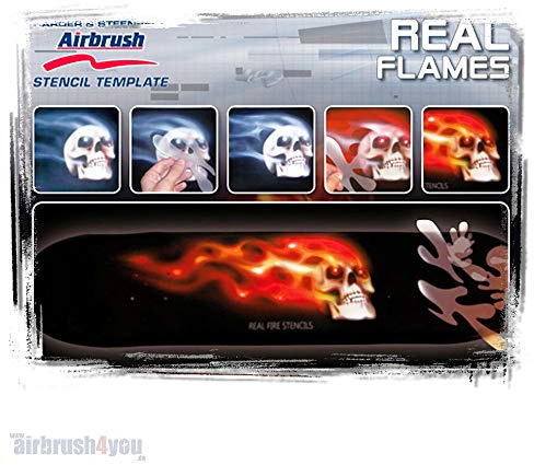 Airbrush Stencil Real Flames 410144 Harder & Steenbeck