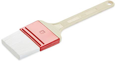 Thermohauser borste med vita polyesterborst, penselbredd 6 cm, borstlängd ca 4 cm