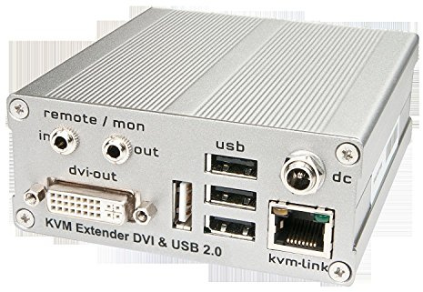 LINDY KVM Extender DVI USB 2.0-RX(DVI ohne mass storage). Cat.6 Receiver (ohne Audio Option)