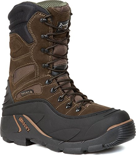 ROCKY Blizzard Stalker Waterproof 1200G Insulated Boot, Brown, Size 14(MEN)