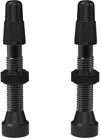 WTB Aluminum Tubeless Presta Bicycle Valve (2 Pieces, 34mm, Black)