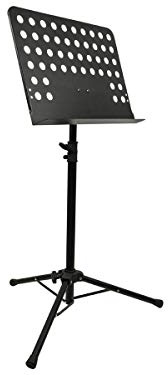 Monoprice Tripod Sheet Music Stand - Adjustable and Heavy-Duty, Black