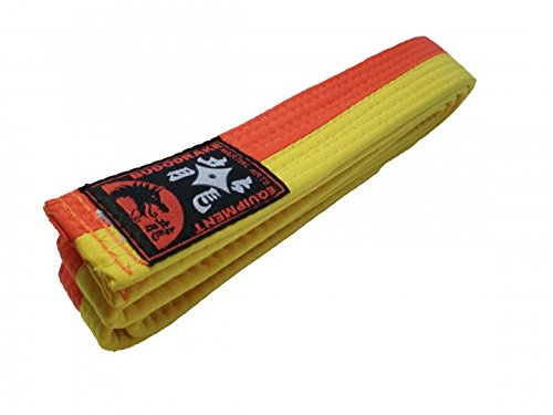 Budogürtel gelb-orange halb-halb-gestreift (220)