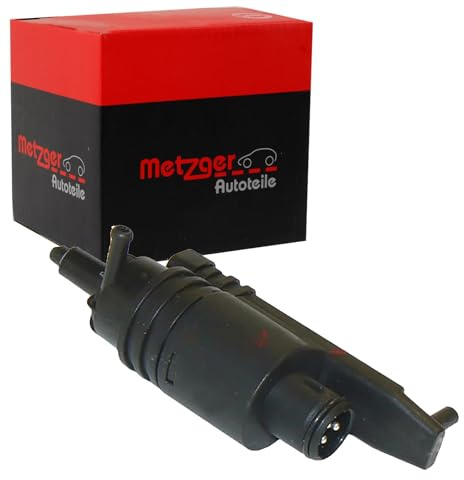 METZGER Waschwasserpumpe, Scheibenreinigung 2220022 vorne | Kompatibel mit: AUDI 100 C4 Avant, 100 C4 Stufenheck, 80 B4 Avant, 80 B4 Stufenheck, A4 B5, A4 B5 Avant, A6 C4, A6 C4 Avant