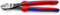 KNIPEX Kraft-Seitenschneider mit Mehrkomponenten-Hüllen, mit integrierter Befestigungsöse zum Anbringen einer Absturzsicherung schwarz, 74 02 250 T