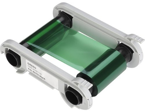 Evolis Farbband (monochrome), passt für: Zenius, für bis zu 1000 Karten, Farbe: grün, RCT014NAA