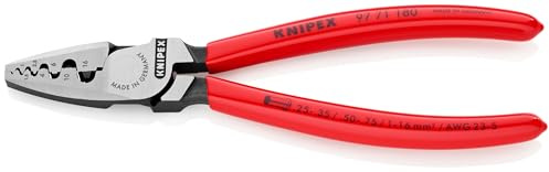 KNIPEX Presstång för ändhylsor med plastöverdrag 180 mm, 97 71 180