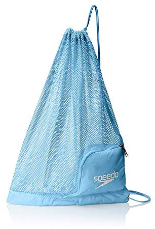 Speedo - Bolsa de Malla ventilada Unisex para Adultos, Color Azul Claro (“Blue Grotto”), Talla única