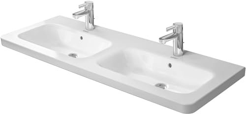 Duravit DuraStyle Doppelwaschtisch Weiß Hochglanz 1300mm