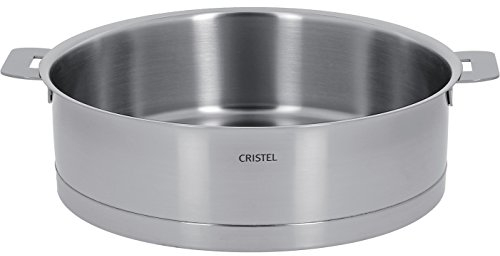 Cristel - S28QL - Sauteuse INOX 28cm - sans poignée Amovible - Collection Strate